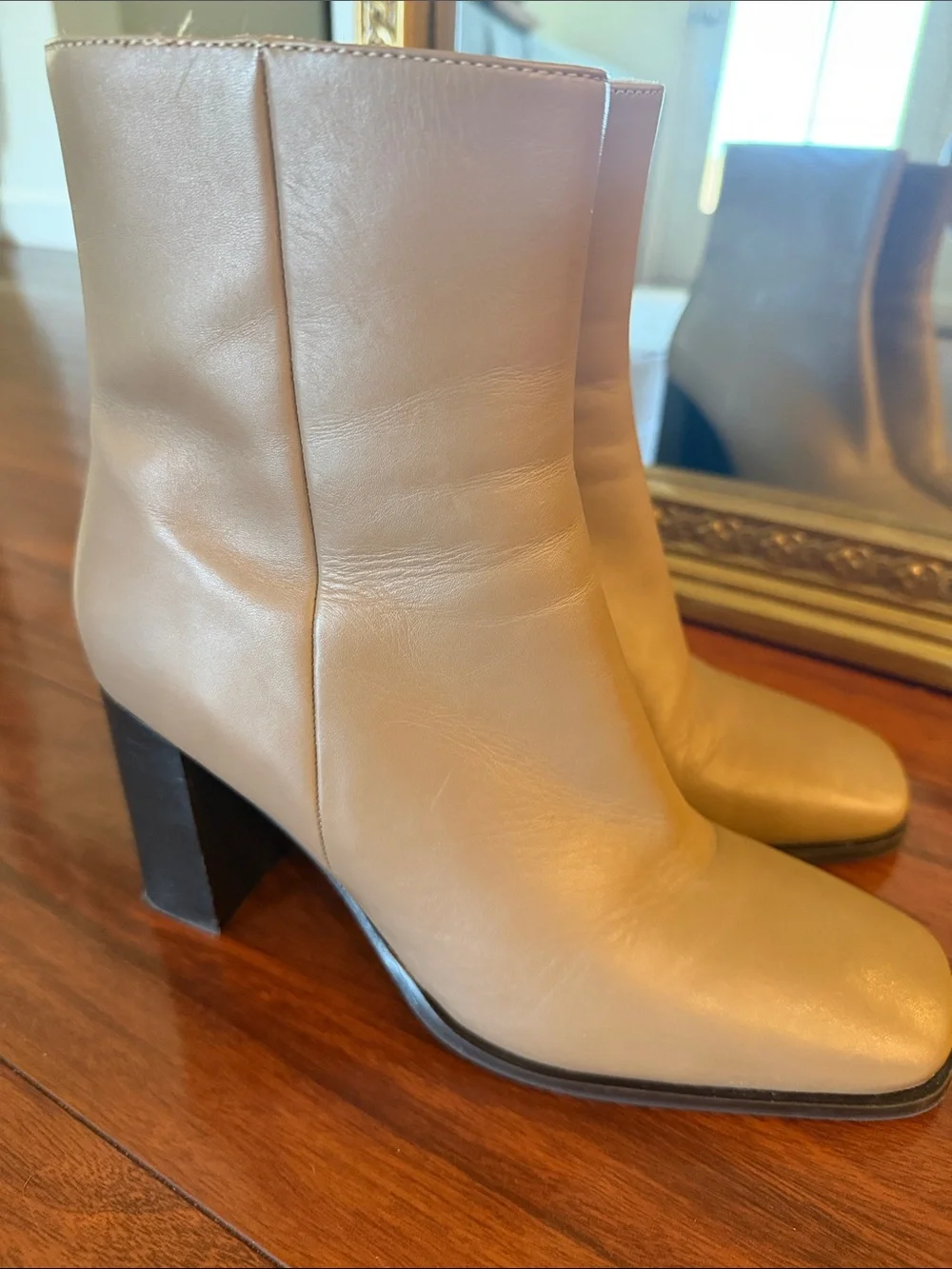 Reiss Casey Square Toe Boots